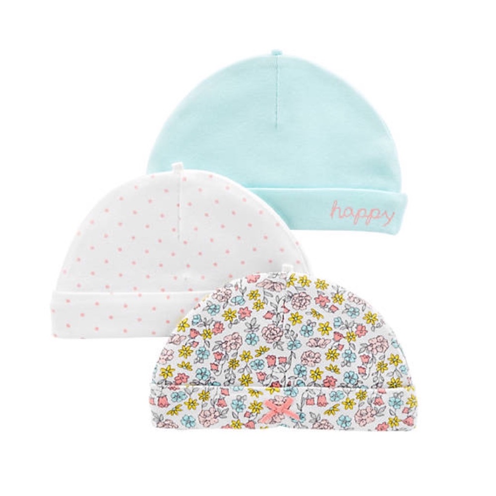 NWT! Carter’s 3 Pack Caps